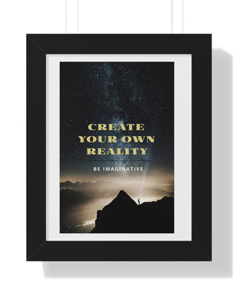 Be Imaginative Framed Poster