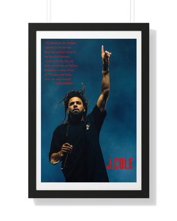 J.Cole Framed Poster